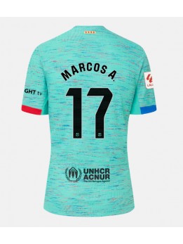 Moški Nogometna dresi replika Barcelona Marcos Alonso #17 Tretji 2023-24 Kratek rokav